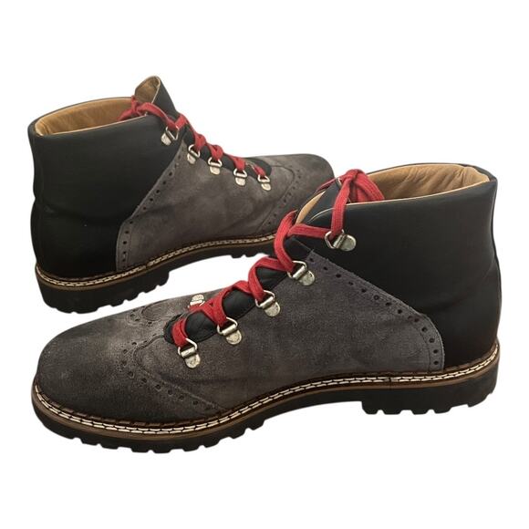 Ammann Murten Boots In Brushed Grey Suede and Black Leather Size 45 EU - Picture 7 of 14